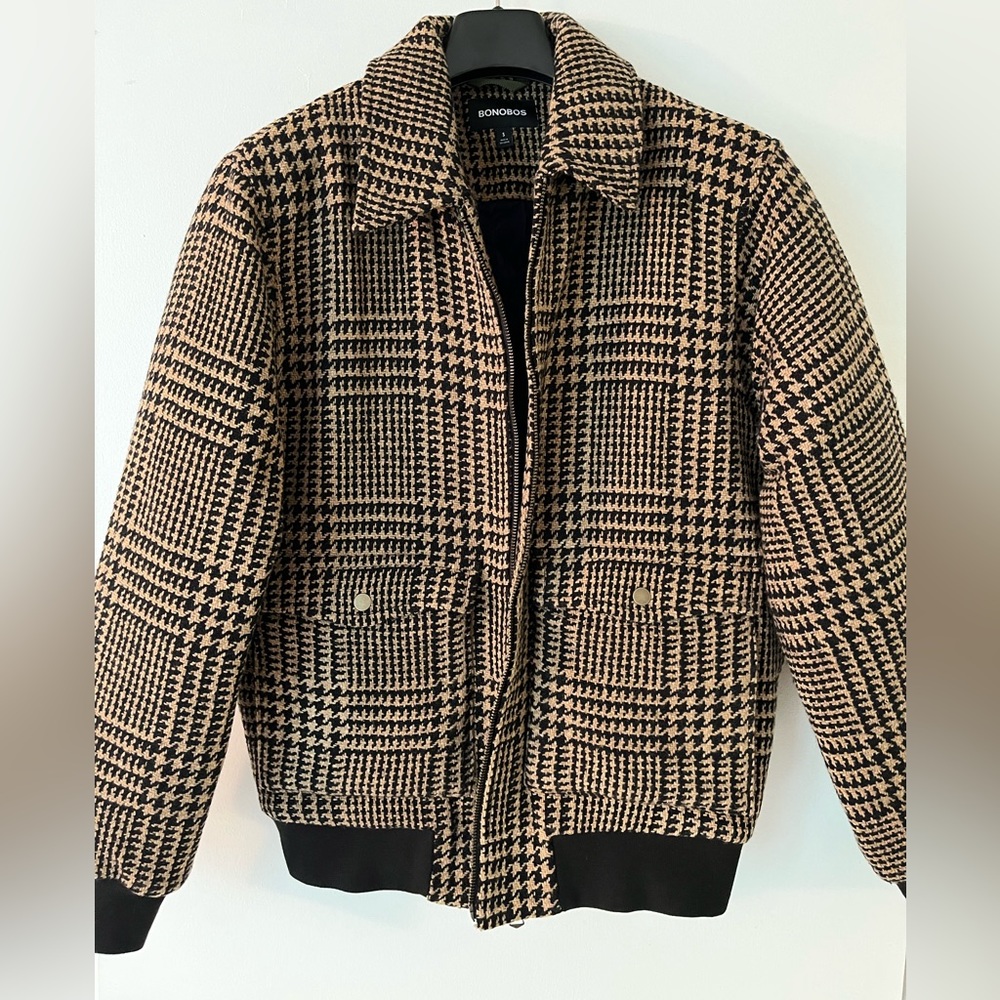 Wool Blend Bomber